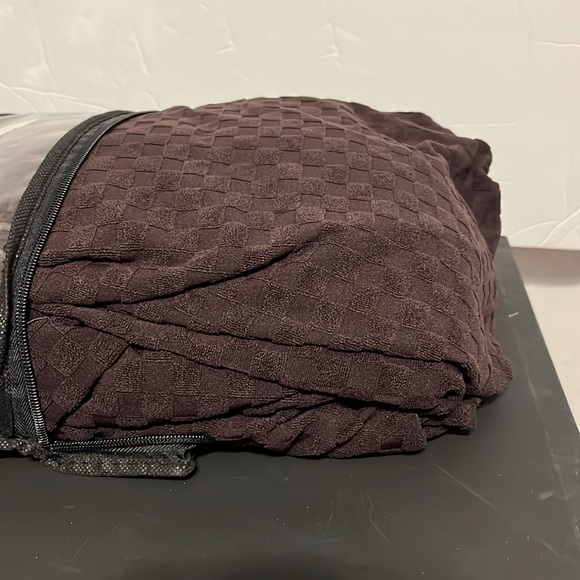 Furniture Recliner Slipcover BROWN Textured NEW in Package Will Fit Most Chairs - Picture 6 of 10